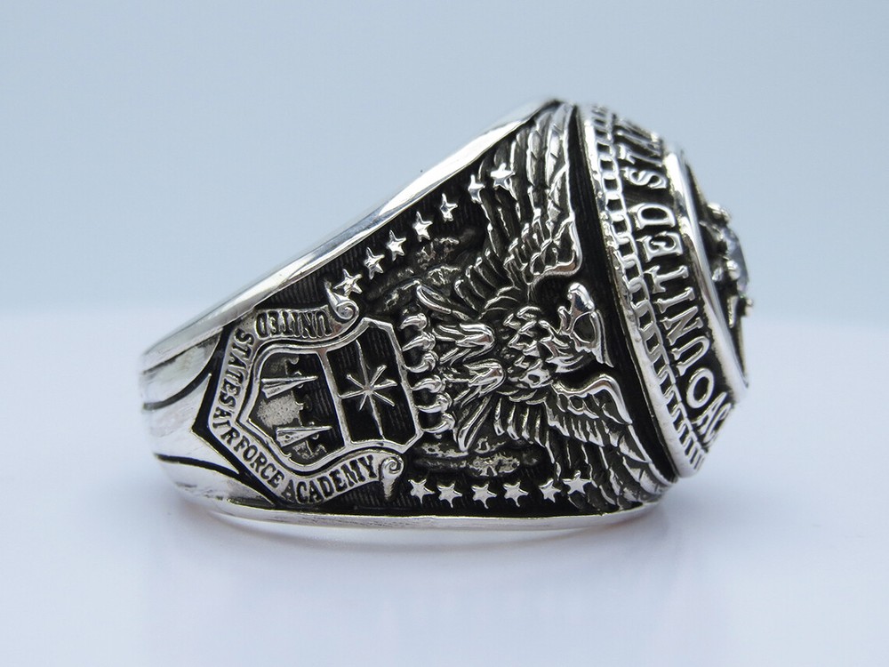 SILVER 925 , RING , 1993 , USAF RING , US Air Force RING , USAF , US size 10.5