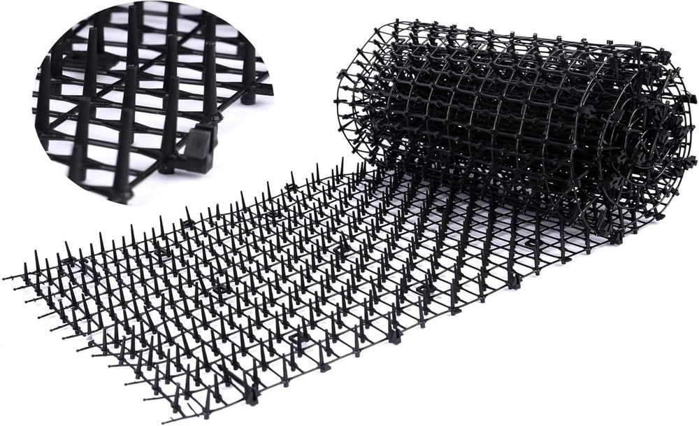 Cat Mat Plastic Spike Keep cat away 6.5' Black 1pcs