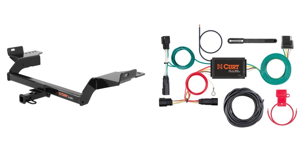 Curt Trailer Hitch & Wire Harness Custom Class 2 1-1/4in Receiver 12111 56320