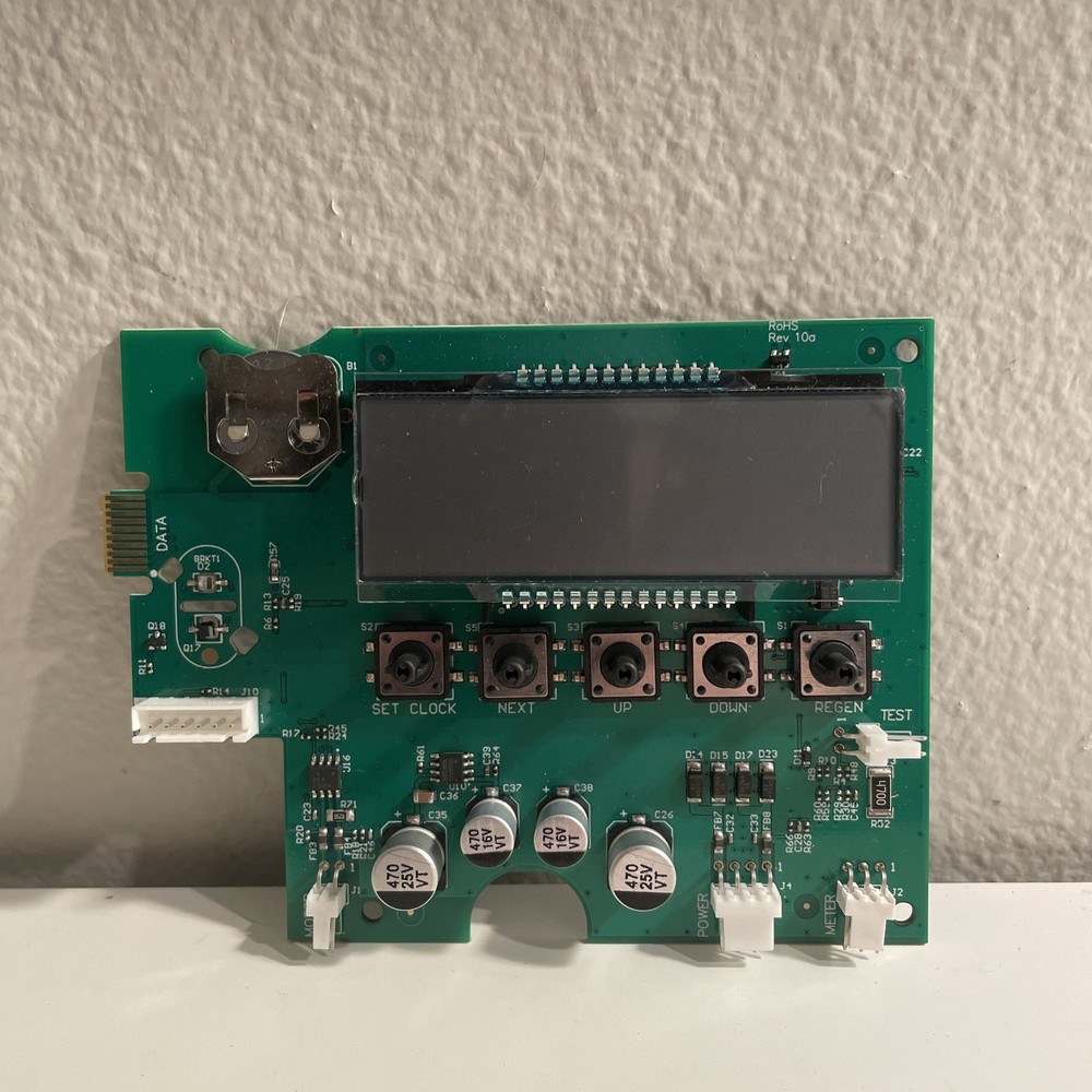 V3108-11BOARD WS1 Control Board 5 Button Clack Valve L29 Open Box