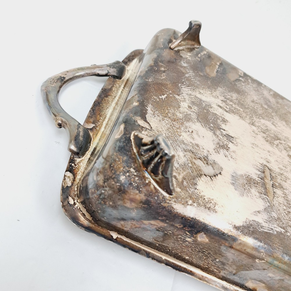 Vintage Silver Plate Vegetable Serving Dish Elegant