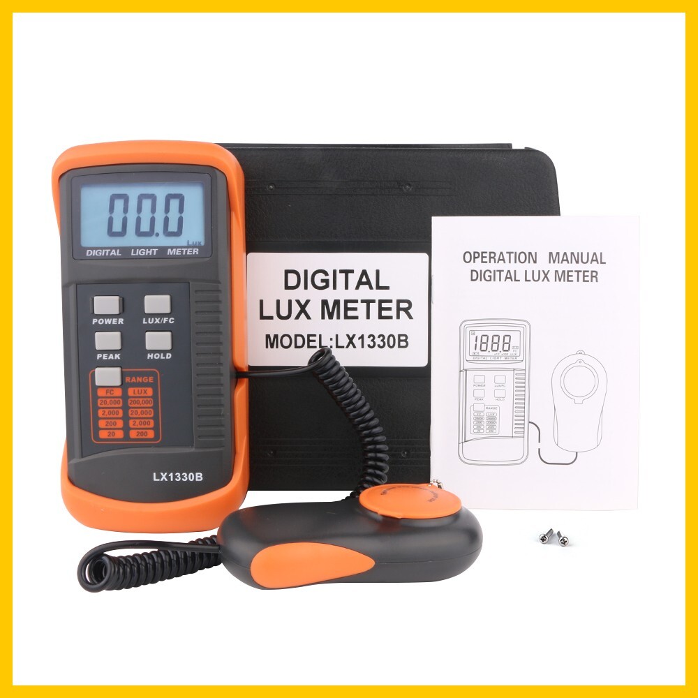 LX1330B Light Meter with Data hold and peak reading hold function