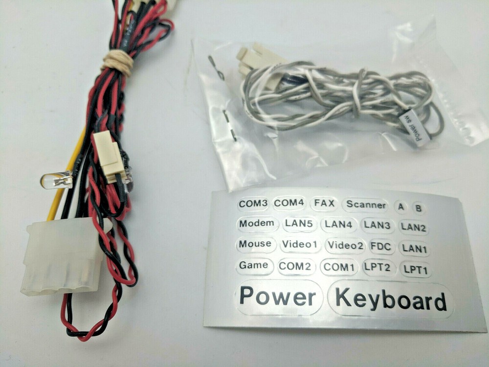 New CPU Thermal Compound Grease/ Paste, Blue LED Light Gaming PC Mod, ON/OFF Kit