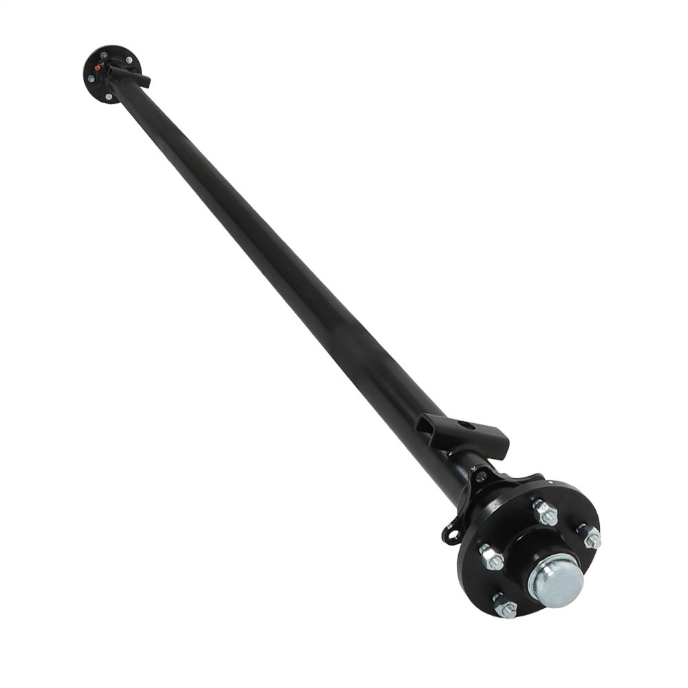 For 3500lbs Trailer Axle 5 lug-4.5"89" Hub Face 74" Spring Center 76" WIDE FRAME