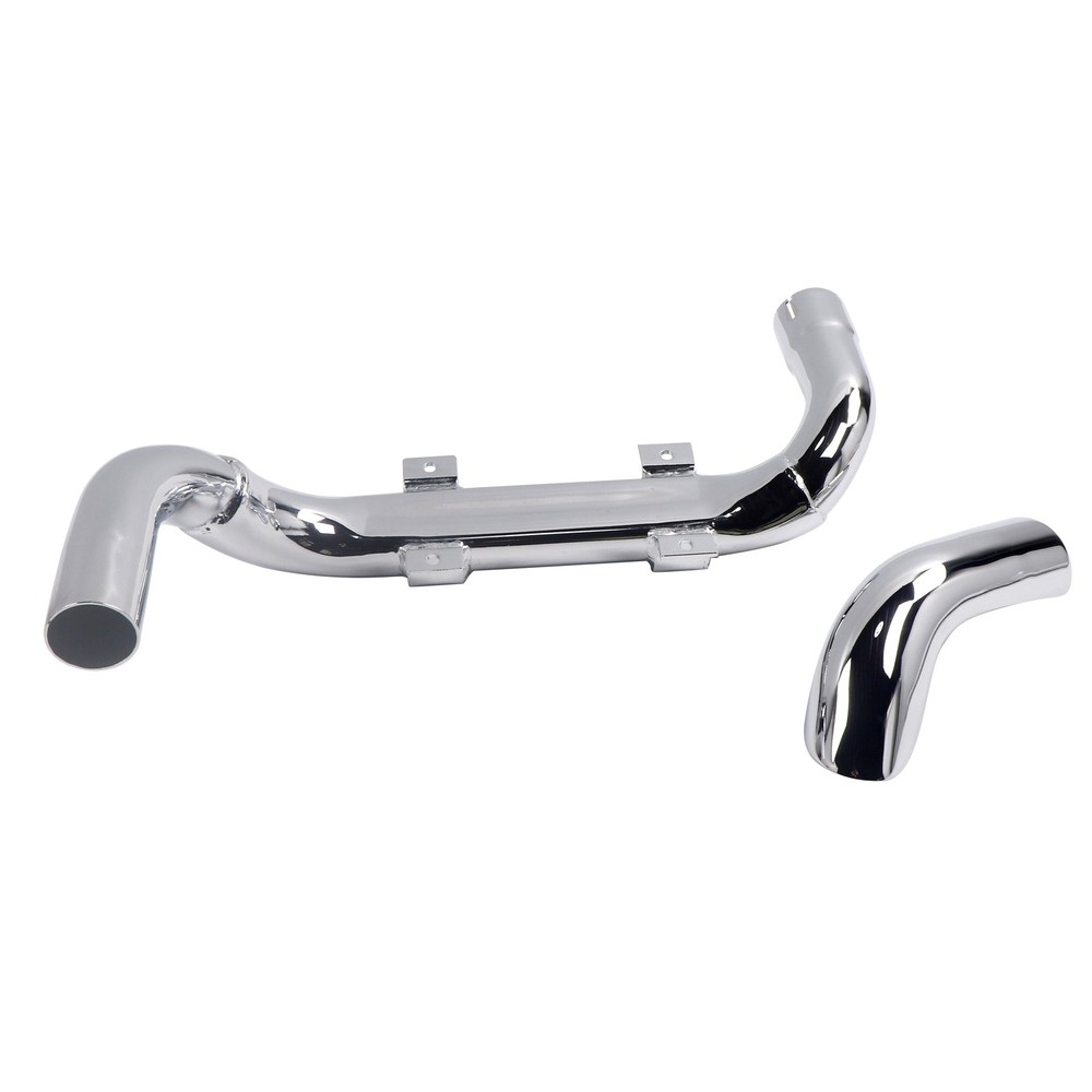 Boost Power Head Pipes Harley Touring 1995 - 2008 Chrome 2 - 1 Headers for HP