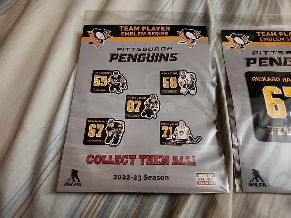 RICKARD RAKELL #67 PITTSBURGH PENGUINS PLAYER PATCH New