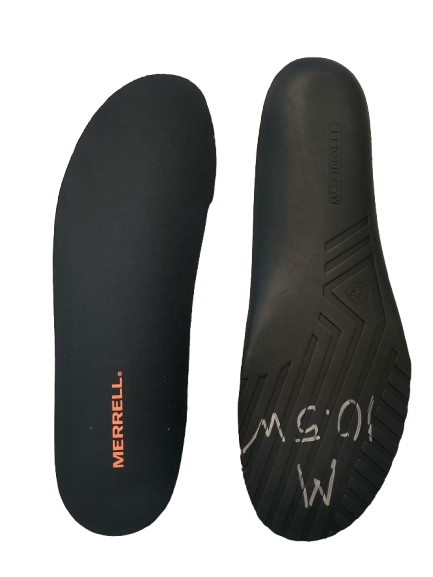 Merrell Replacement Insoles (Black/Orange Text/Black)