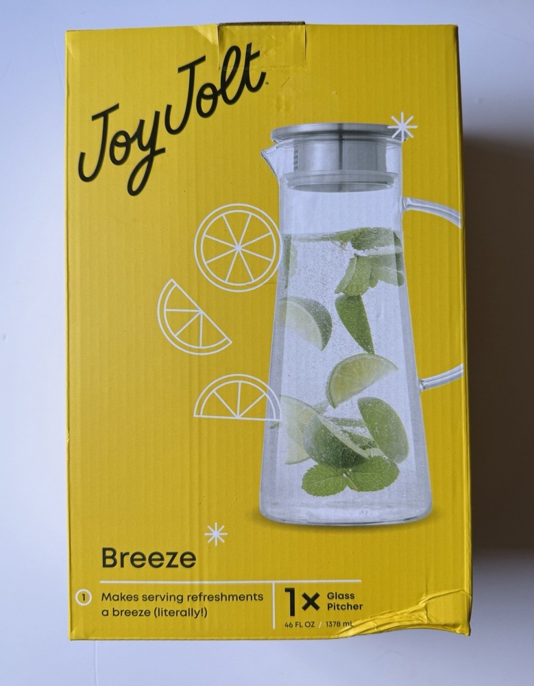 JoyJolt Breeze Glass Pitcher