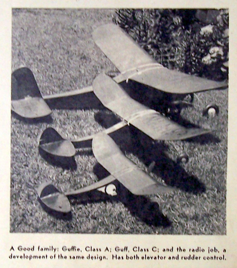 Walt Good's GUFF PLAN + CONSTRUCTION ARTICLE for His First RC Model Airplane