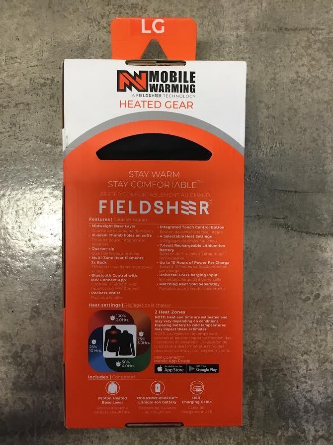 Fieldsheer Mobile Warming Womens Proton Heated Base Layer Shirt