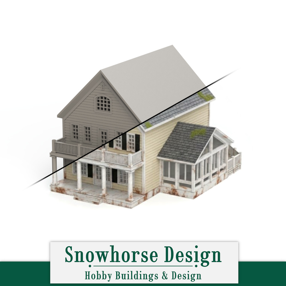 Clearwater Cabin (Unpainted) | Shoreline (HO Scale)