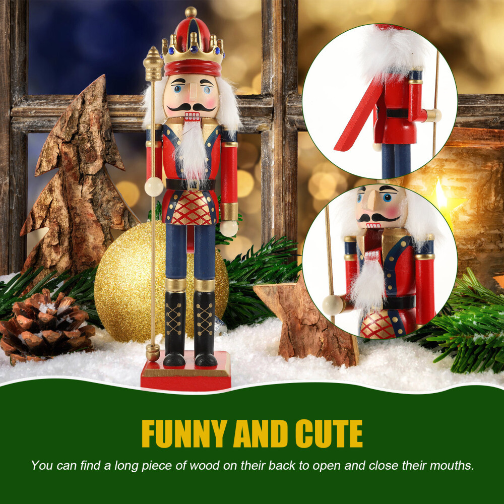 Christmas Nutcracker Figurine Decor Nutcrackers Doll Holiday Decoration