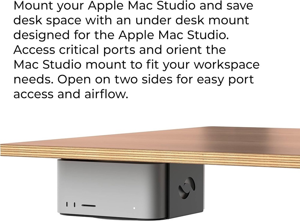 Heat Dissipation Desk Mount for Mac Studio