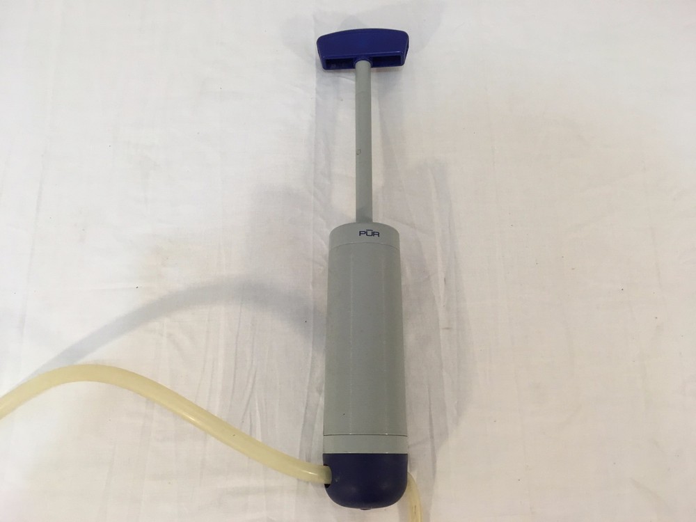 PUR Liquid Manual Hand Gray Blue Siphon System