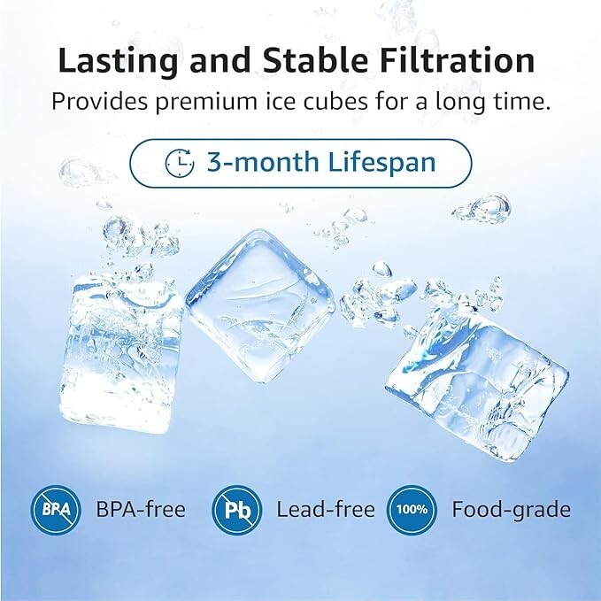 Replacement for GE® Opal Nugget Ice Maker Water Filter, NSF 42&372 Certified