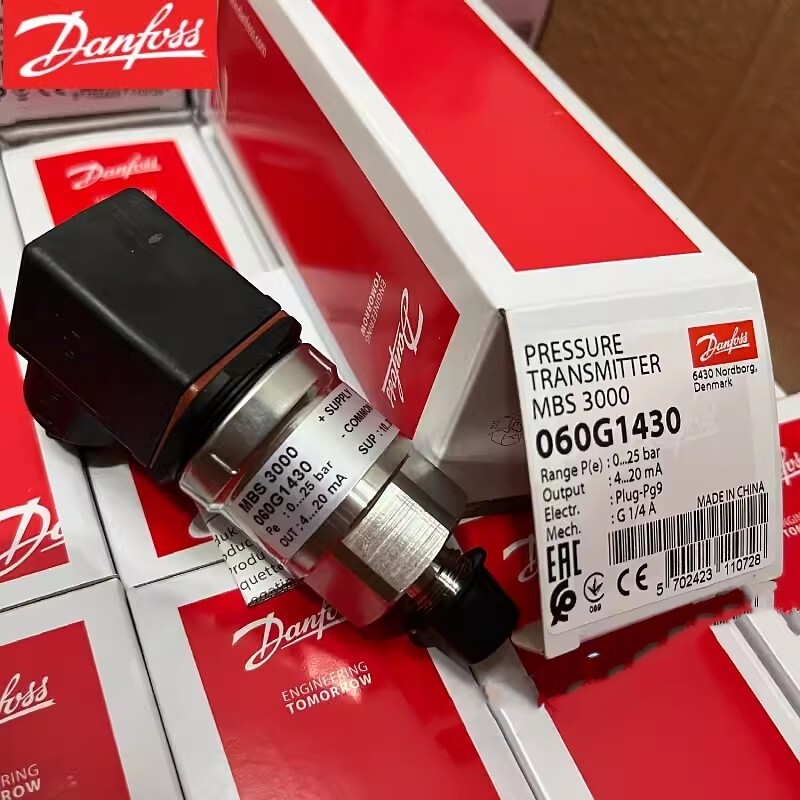 1pcs Danfoss Pressure Transmitter Sensor MBS3000 060G1430 0-25bar