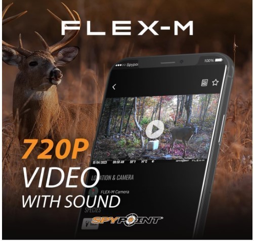 SpyPoint FLEX-M Cellular Trail Camera Twin Pack Cross-Carrier Coverage New