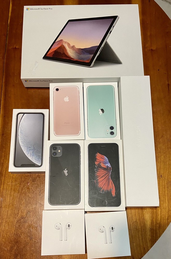 iphone Airpods Watch Surface Pro Box Only Lot