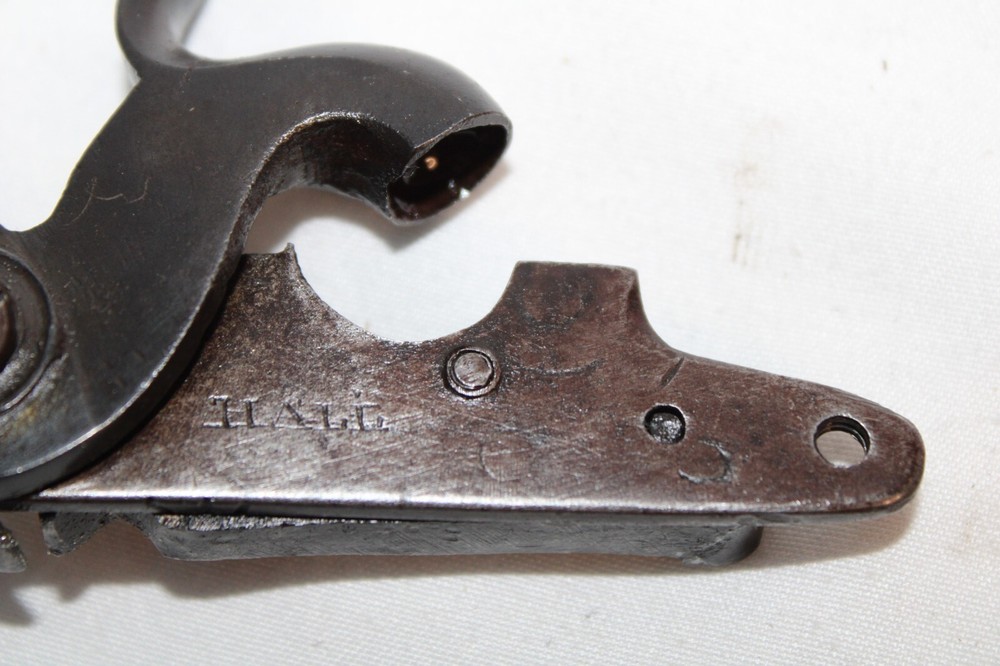 Antique Early HALL Pistol Lock Percussion Flintlock Muzzleloader Part