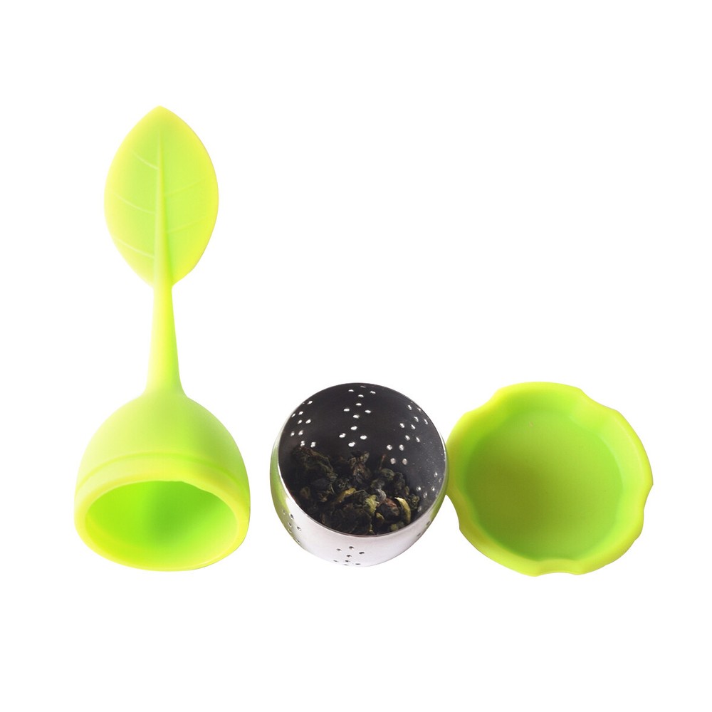 1Pcs Tea Infuser Loose Tea Leaf Strainer Herbal Spice Silicone Filter Diffuser
