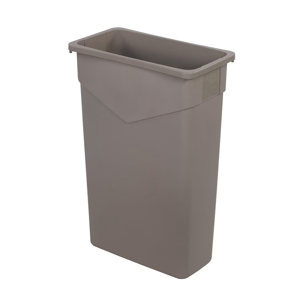 Carlisle 34202306 Beige TrimLine 23 Gallon Trash Container