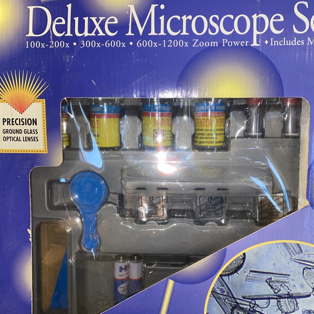 Science tech deluxe microscope 78 Pc Set Inbox Never Opened