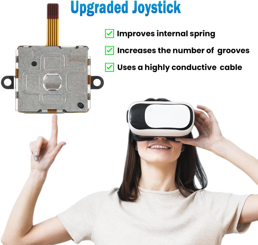 2 Pck Joystick Replacement for Oculus Quest 2 Controller/Meta Quest 2 Repair Kit
