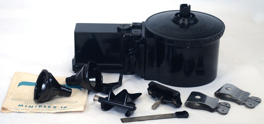 Super Plex Vintage 35mm Film Developing Tank Reel Kit Austria