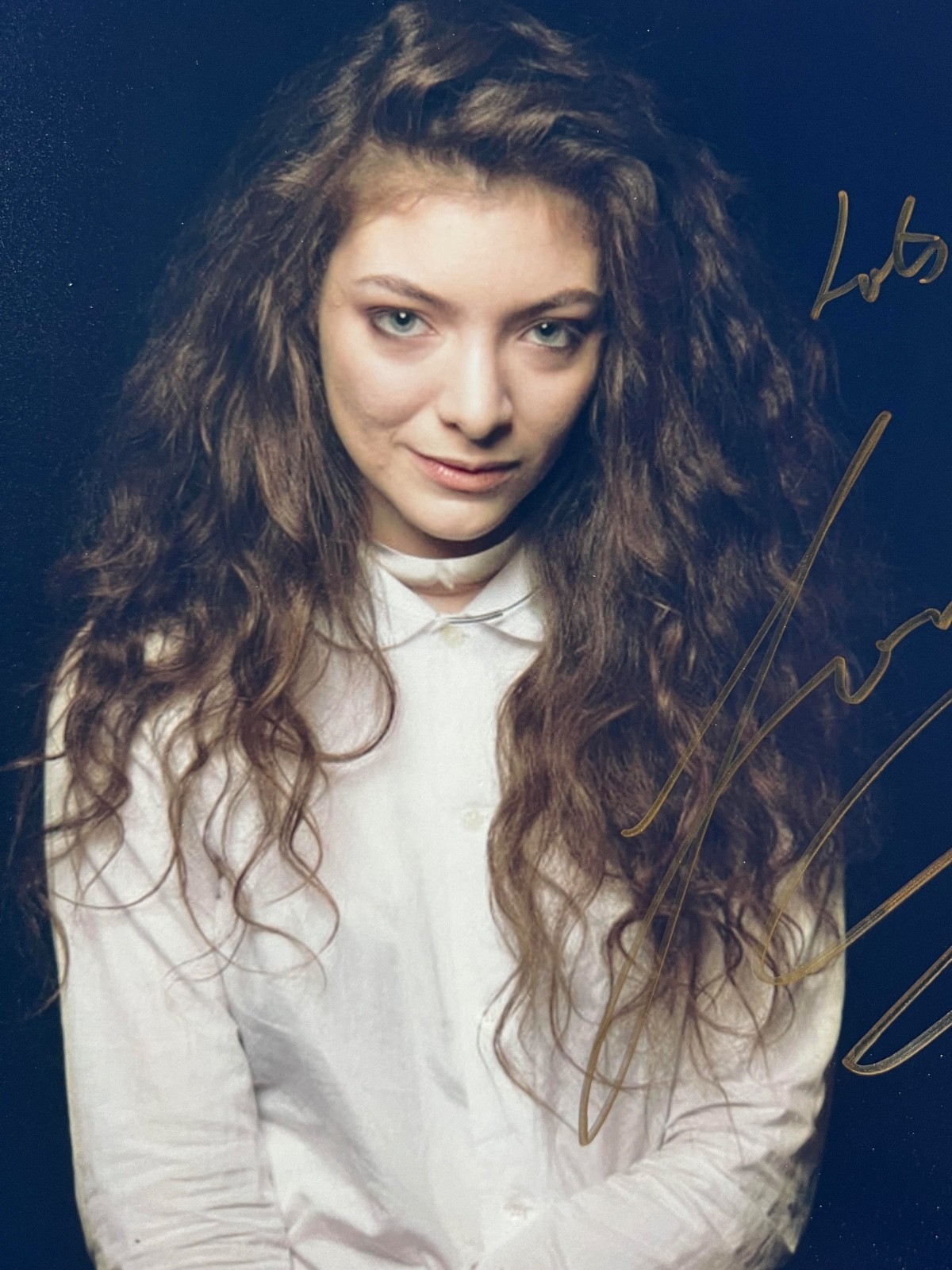 LORDE - 8X12 Promo Photo Hand Signed Autographed w/ COA