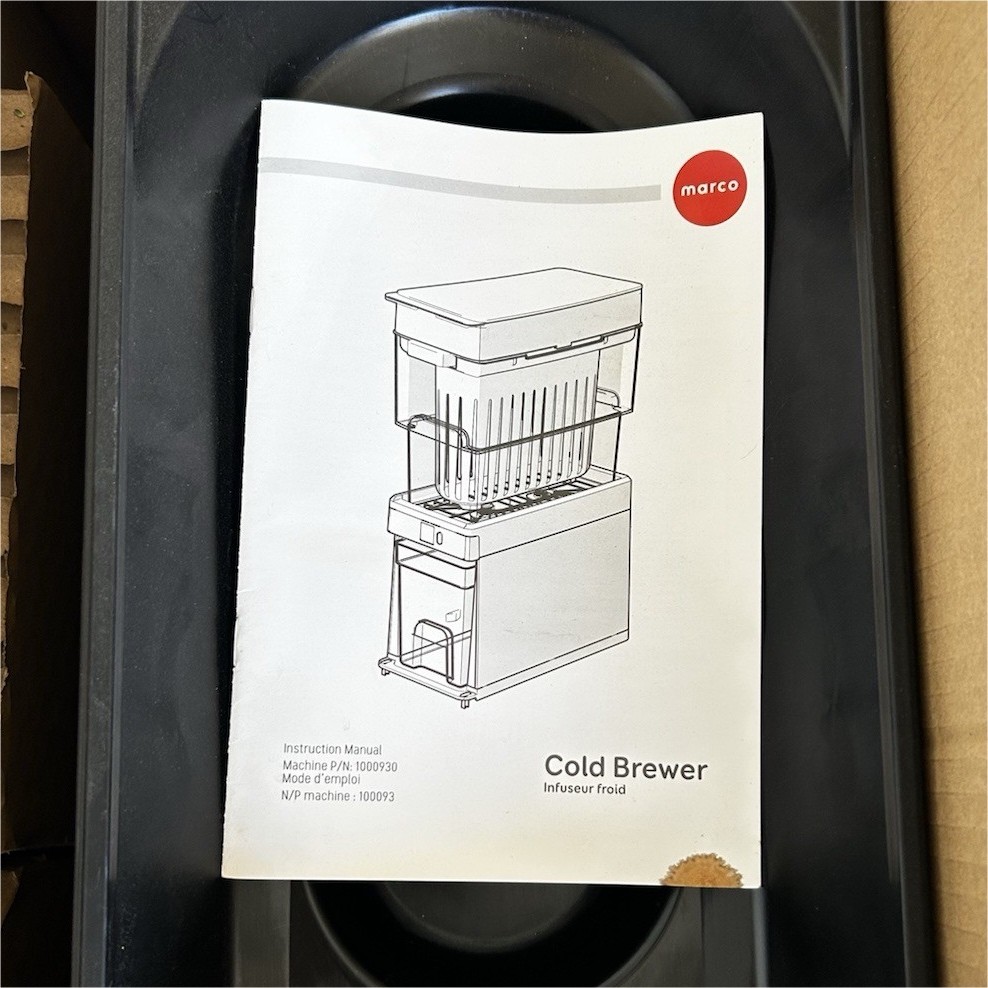 Marco Cold Brewer Commercial Coffee Maker Equipment Model 1000930