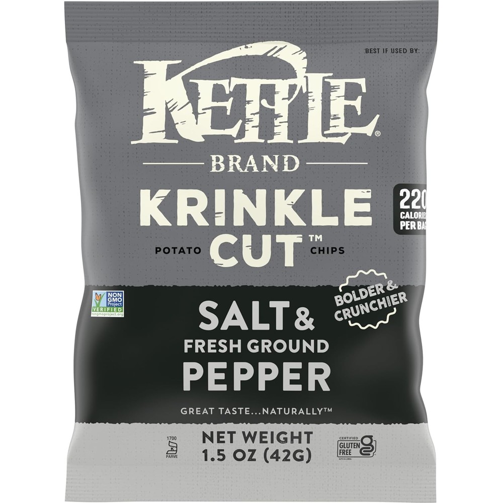 Krinkle Cut Salt Pepper Potato Chips