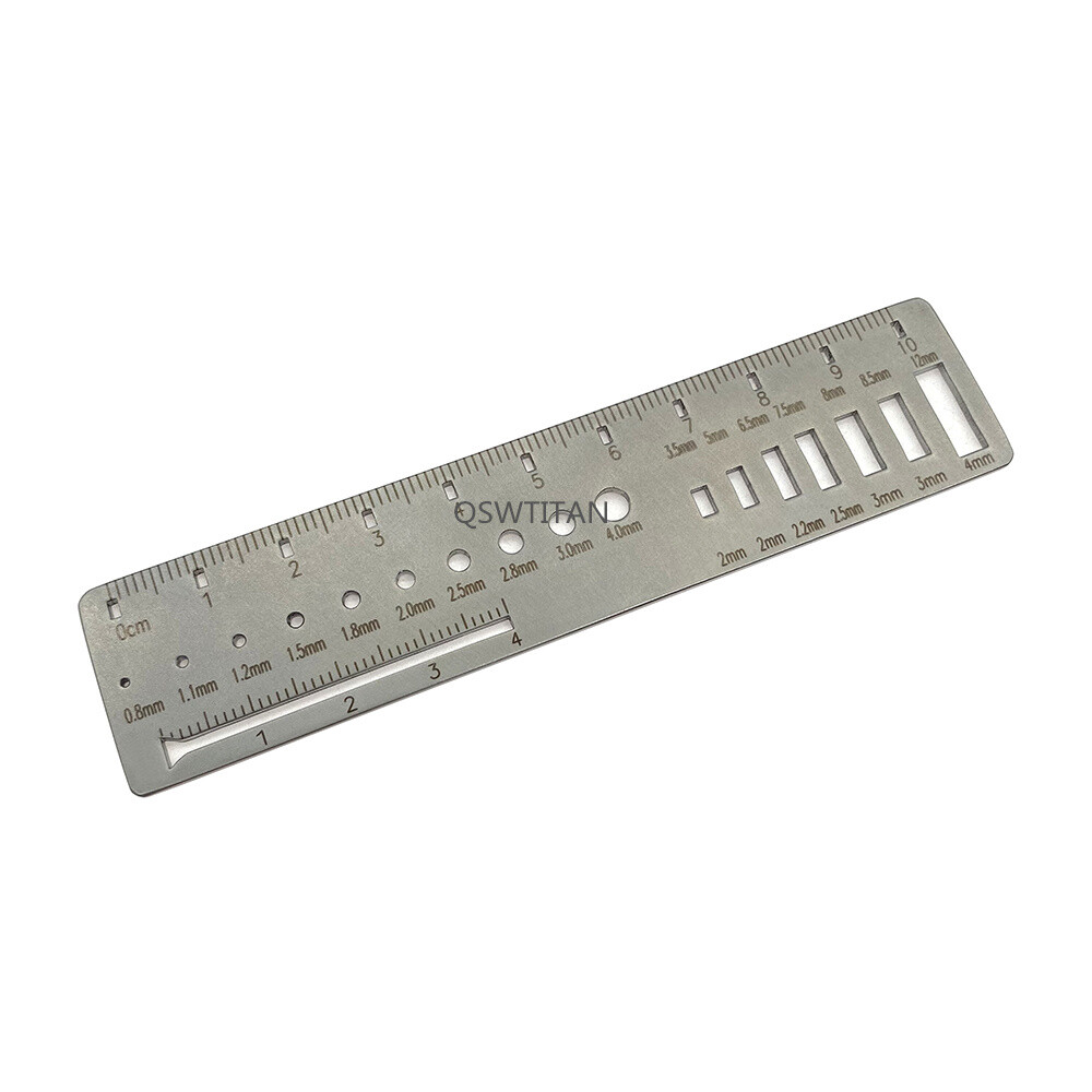 Measuring Ruler for Kirschner wire Drill Screw Plate measuring diameter