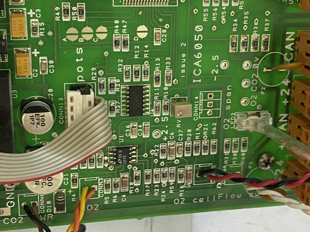 Trane 6050/072 Control Board With O2 Sensor Face