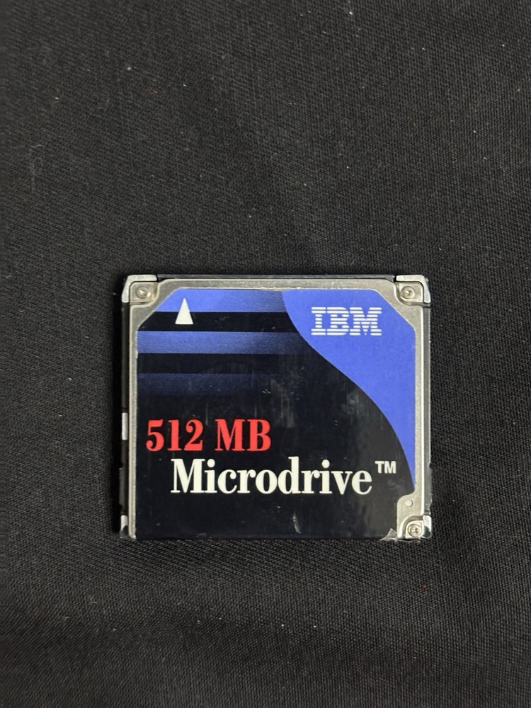 IBM 512 MB Microdrive CF+ Compact Flash Type II DSCM-10512 Hard Drive