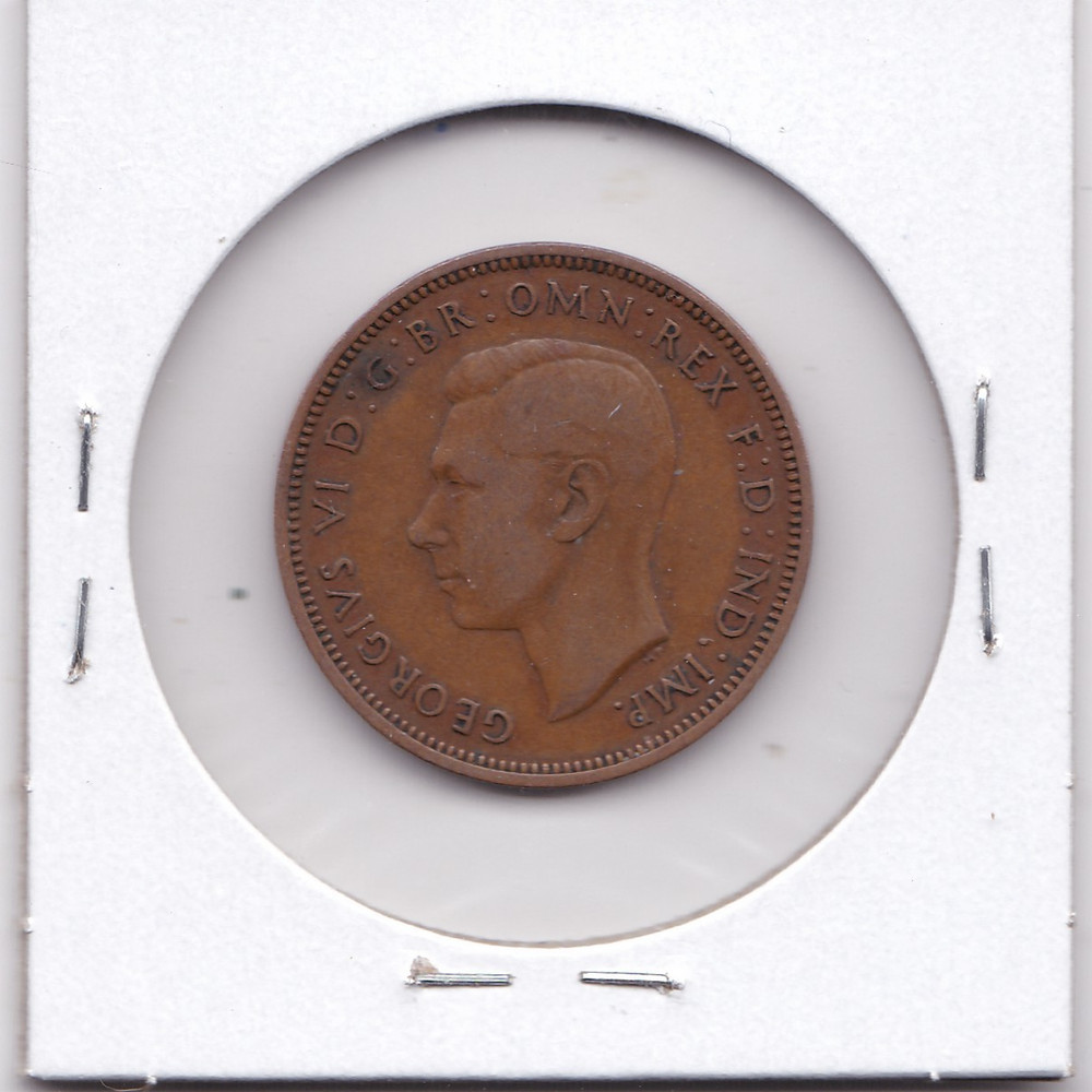 1939 United Kingdom Half Penny
