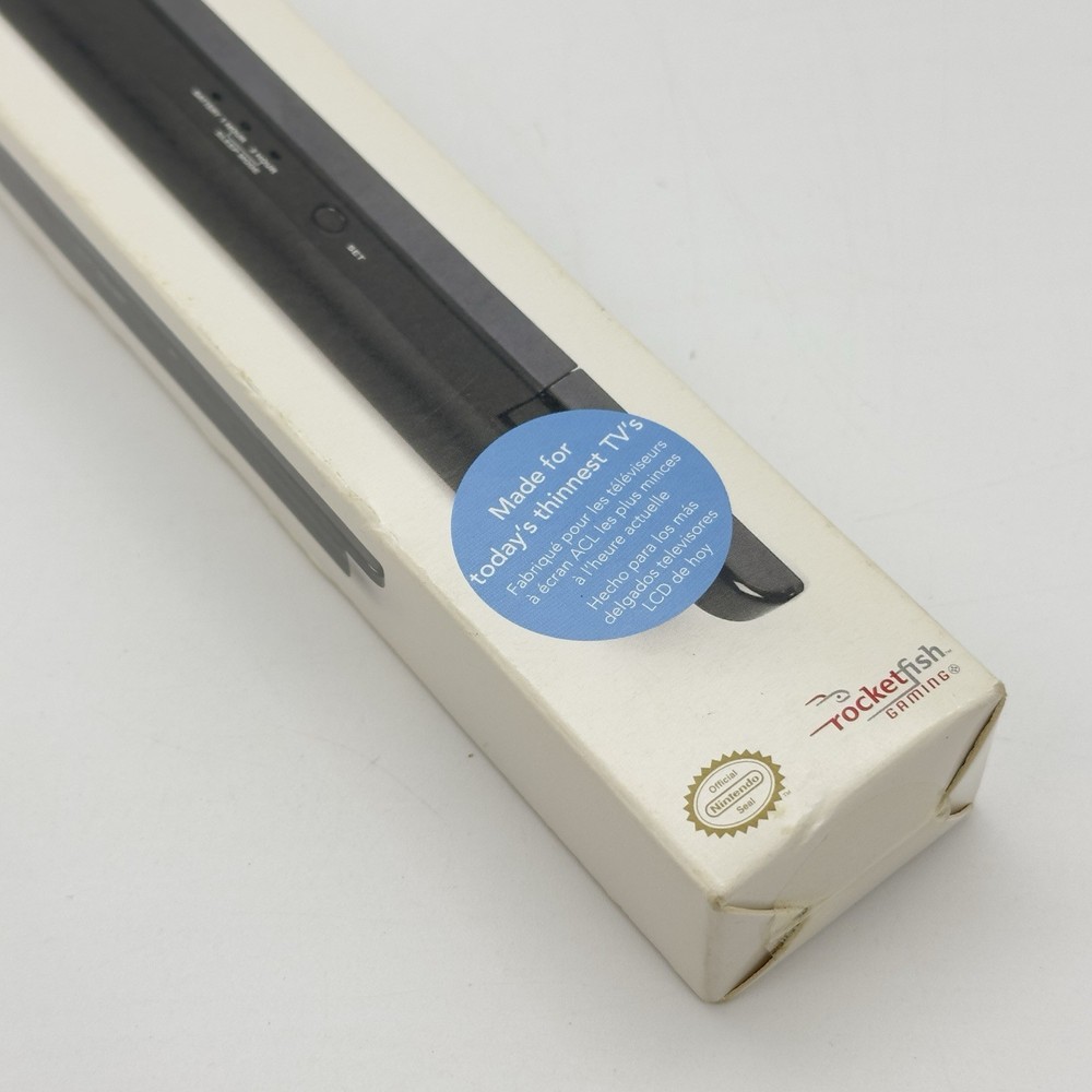 Wii Wireless Sensor Bar by Rocketfish Gaming CLEANED & TESTED Box & Instructions