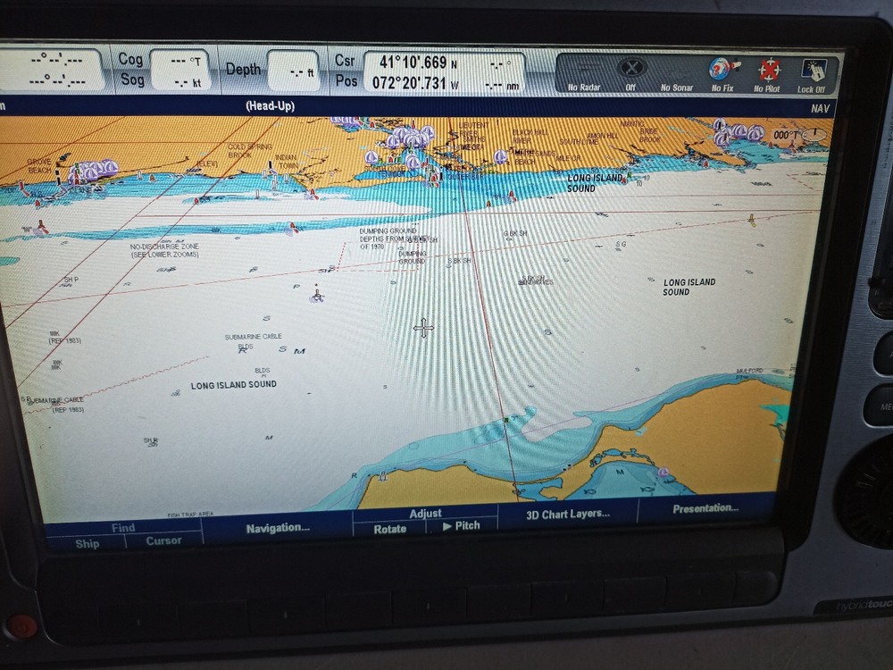 Raymarine E120w Widescreen HybridTouch Chartplotter Multifunction Display