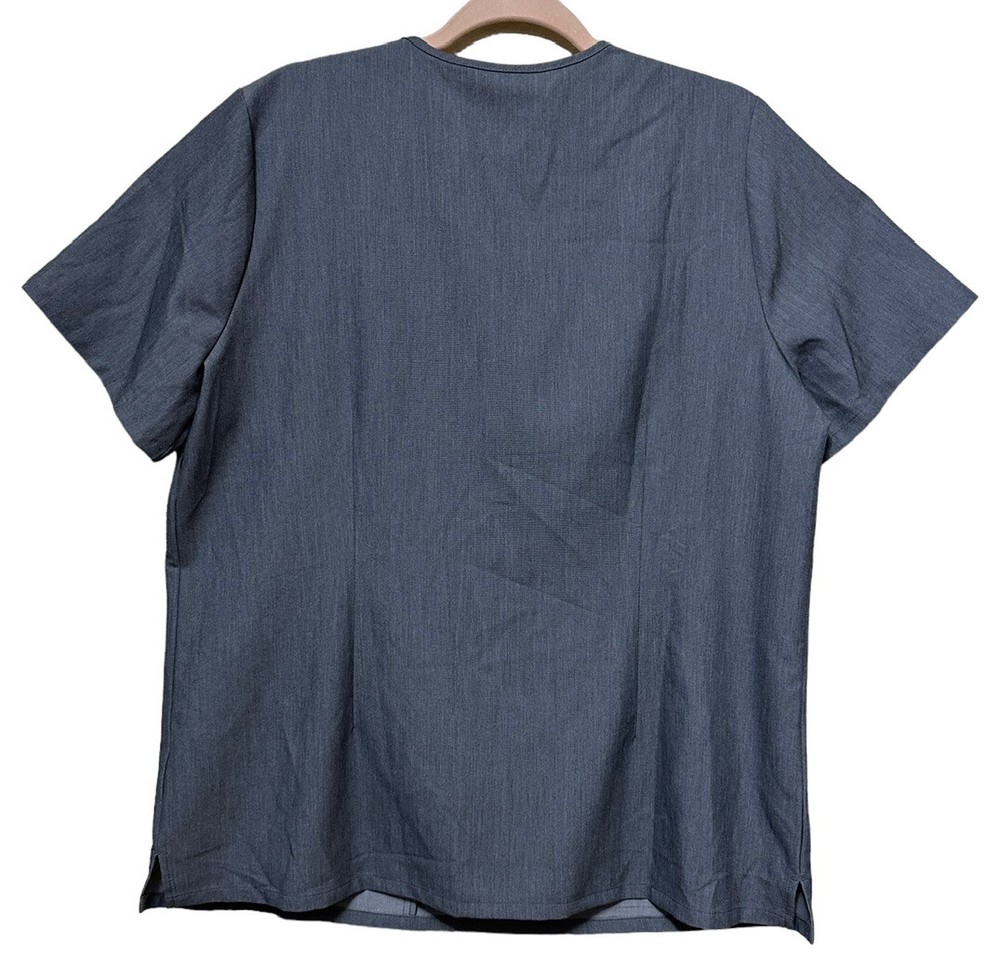 FIGS TECHNICAL COLLECTION WOMENS TOP GRAY SIZE X-LARGE