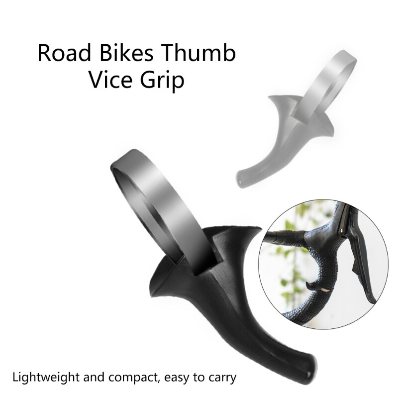 1 Pair Bike Handlebar Thumb Rest Adjustable Bicycles Secondary Handlebar