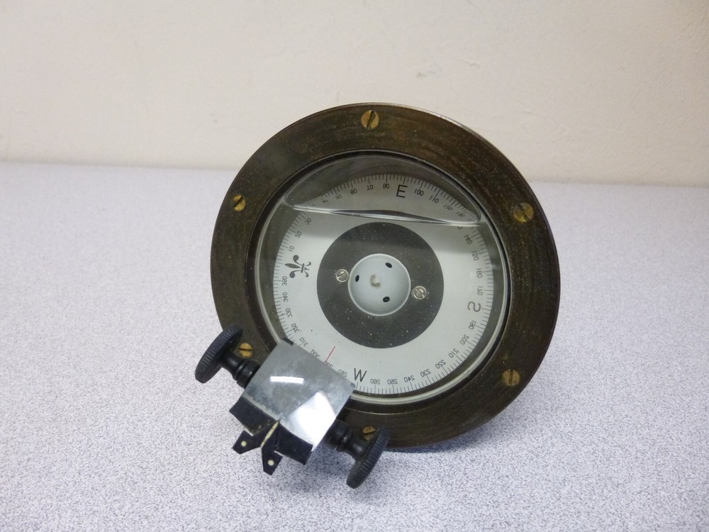 Vintage Weems Hand Held Maritime Compass Navigation System