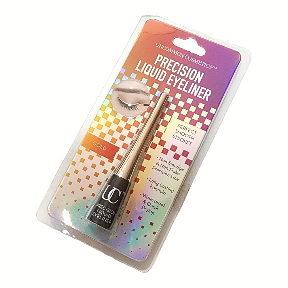UNCOMMON COSMETICS SILVER PRECISION LIQUID EYELINER NO SMUDGE SMOOTH STROKE
