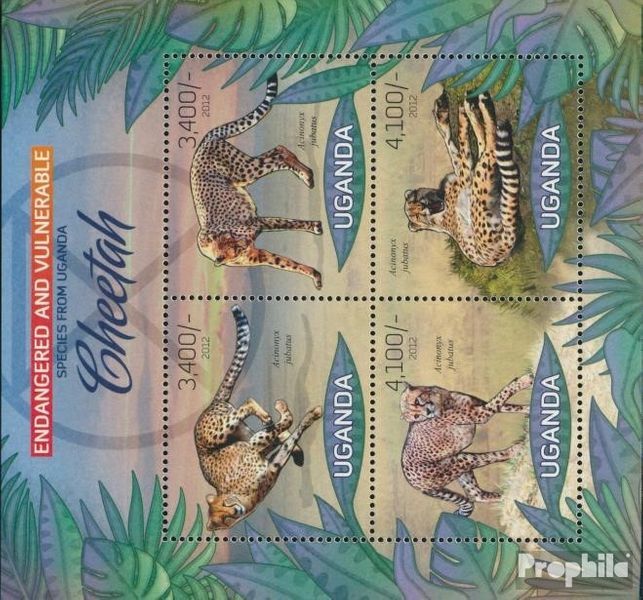 uganda 2985-2988 Sheetlet (complete issue) unmounted mint / never hinged 2012 Fl