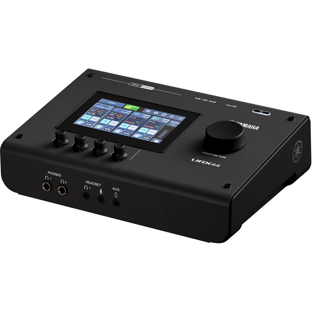 Yamaha URX44 USB-C Audio Interface, Black