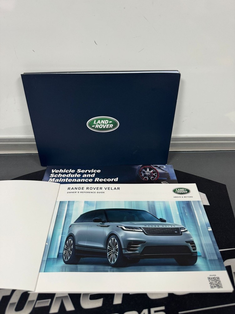Range Rover Velar manual handbook quick reference guide 2020-2024 (2023)!!