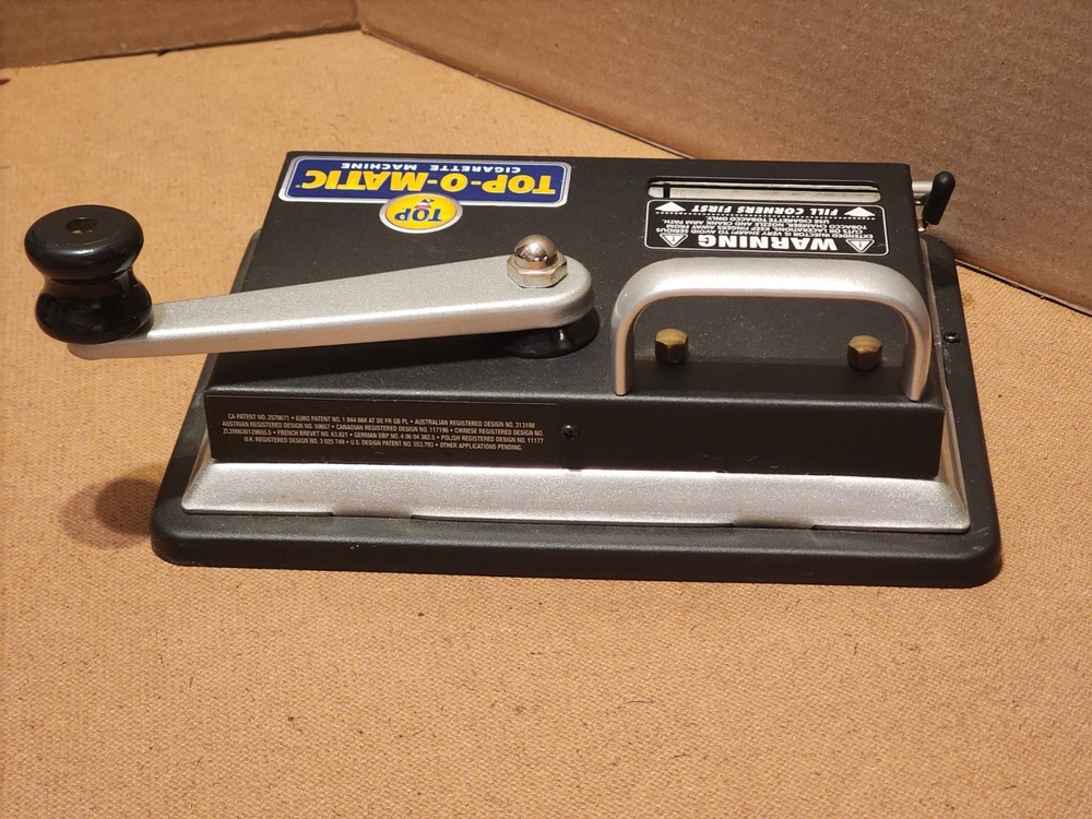 TOP-O-MATIC CIGARETTE MACHINE - ROLLING MACHINE - FREE SHIP