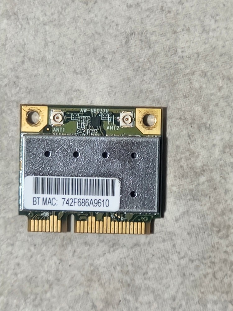 AZUREWAVE COMPUTER WiFi WLAN WIRELESS NETWORK CARD AW-NB037H