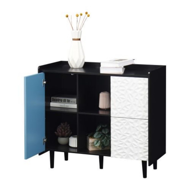 Sideboard Buffet Kitchen Storage Cabinet Console Table with 2 Doors,2 Drawers US