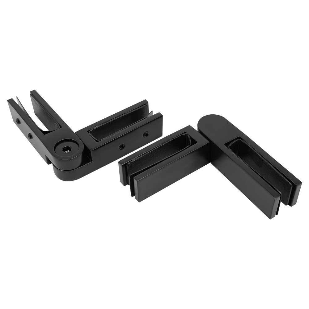 2 PCS Glass Railing Clamp with Adjustable Angle Stainless Steel NEW