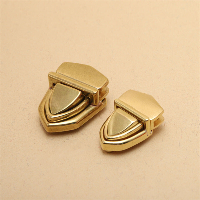 Solid Brass lock catch Cambridge bag copper hasp Buckle Leathercraft Accessories