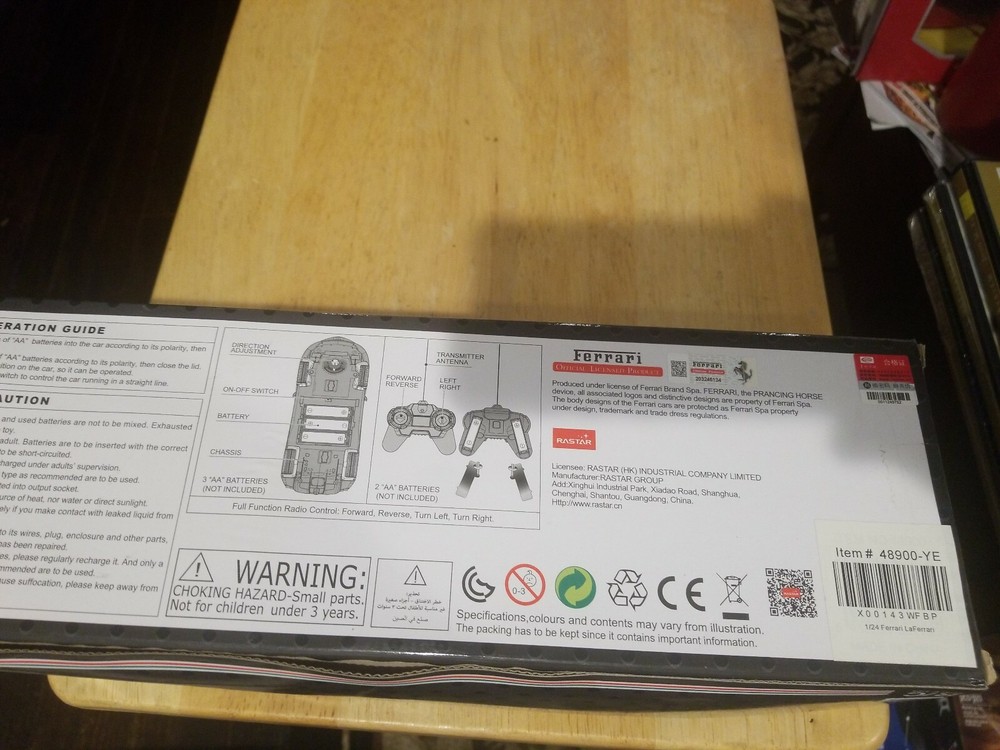 Rastar R/C Laferrari Car 1:24